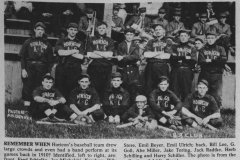 1910 Horicon Baseball Team