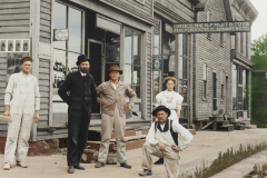Colorized and Restored photo of restaurant at Lake and Vine